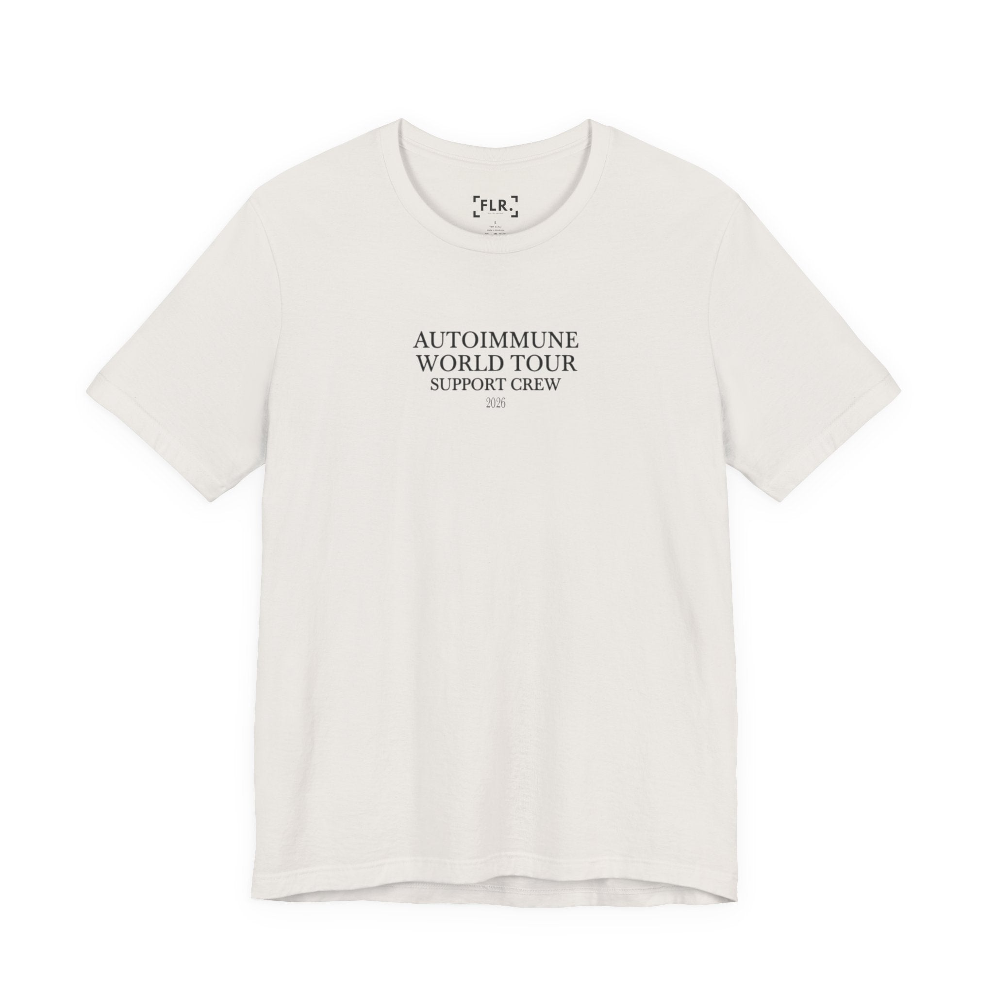 Autoimmune World Tour 2026 Support Crew T-Shirt | Caregiver & Chronic Illness Support Tee | Unisex Awareness Shirt