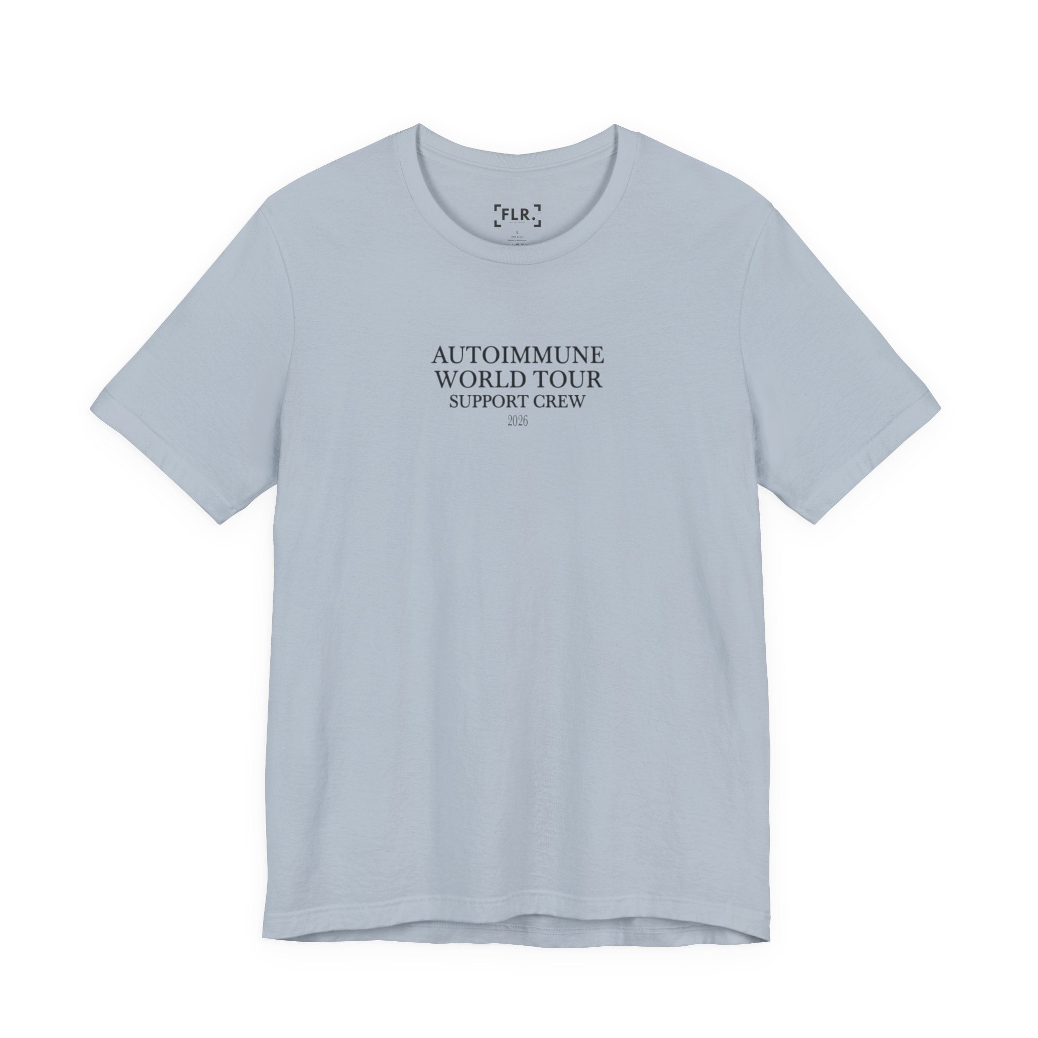Autoimmune World Tour 2026 Support Crew T-Shirt | Caregiver & Chronic Illness Support Tee | Unisex Awareness Shirt