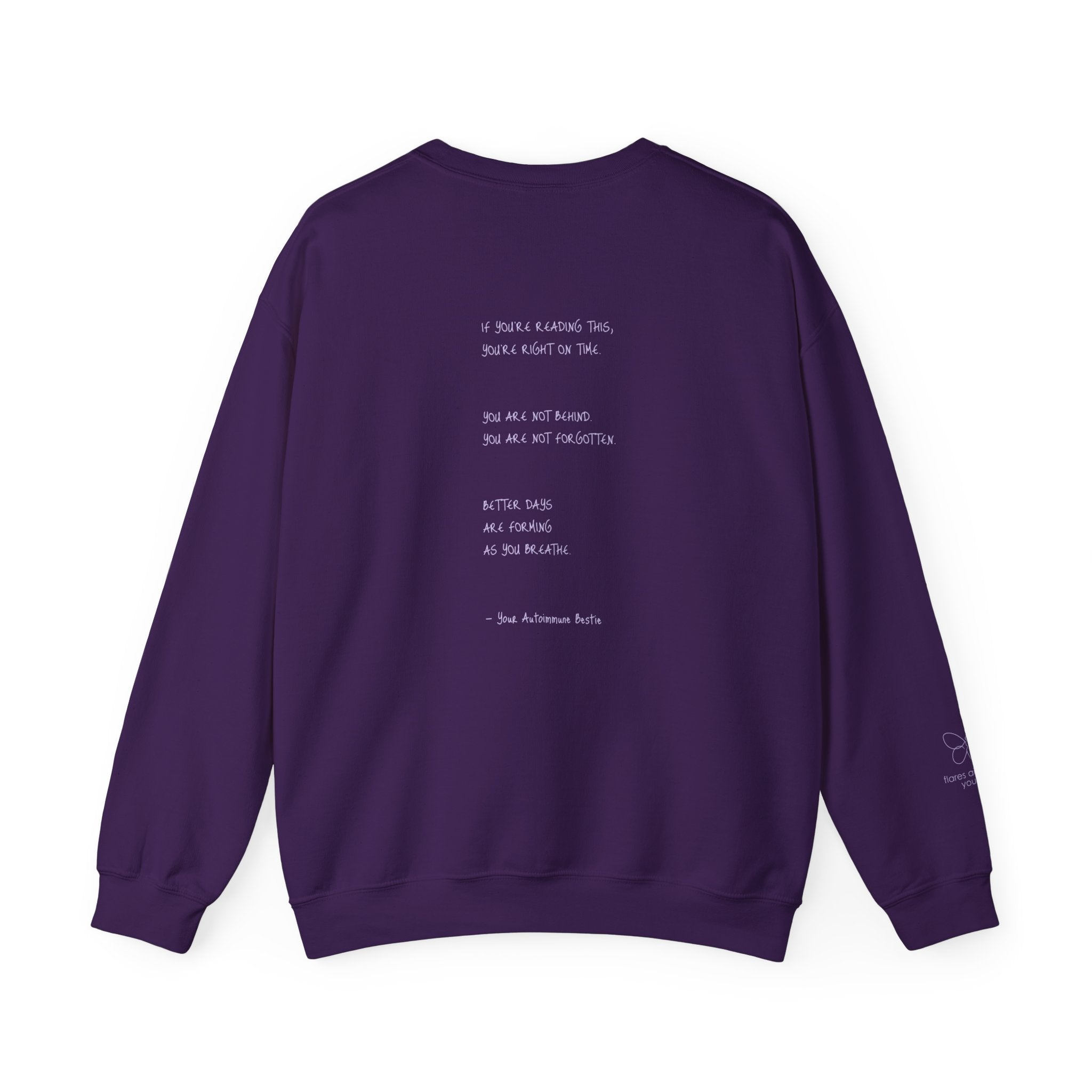 Healing Looks Good On Me – Cozy Affirmation Crewneck