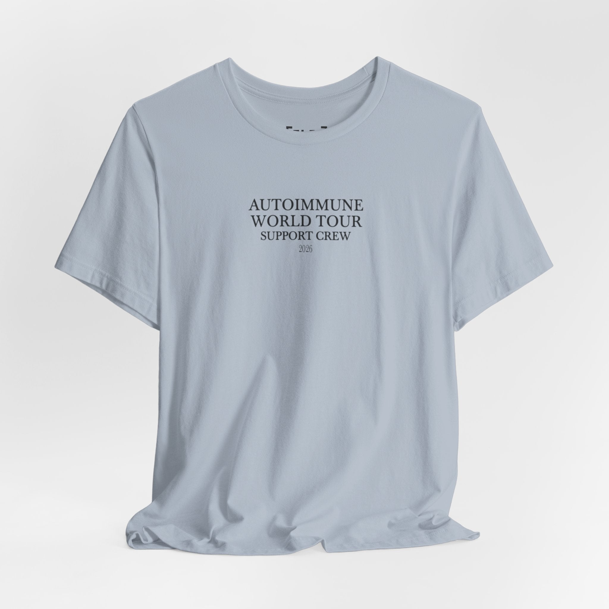 Autoimmune World Tour 2026 Support Crew T-Shirt | Caregiver & Chronic Illness Support Tee | Unisex Awareness Shirt