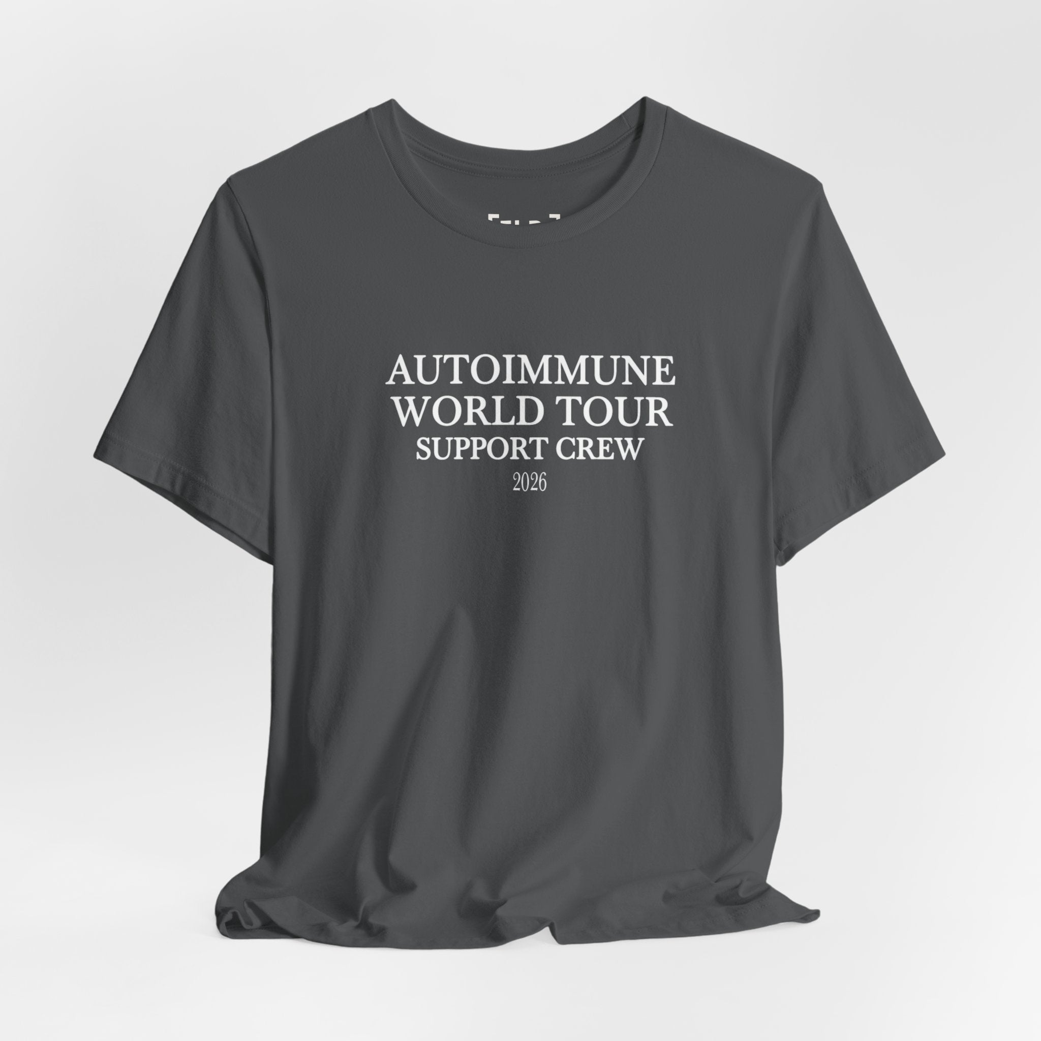 Autoimmune World Tour 2026 Support Crew T-Shirt | Caregiver & Chronic Illness Support Tee | Unisex Awareness Shirt